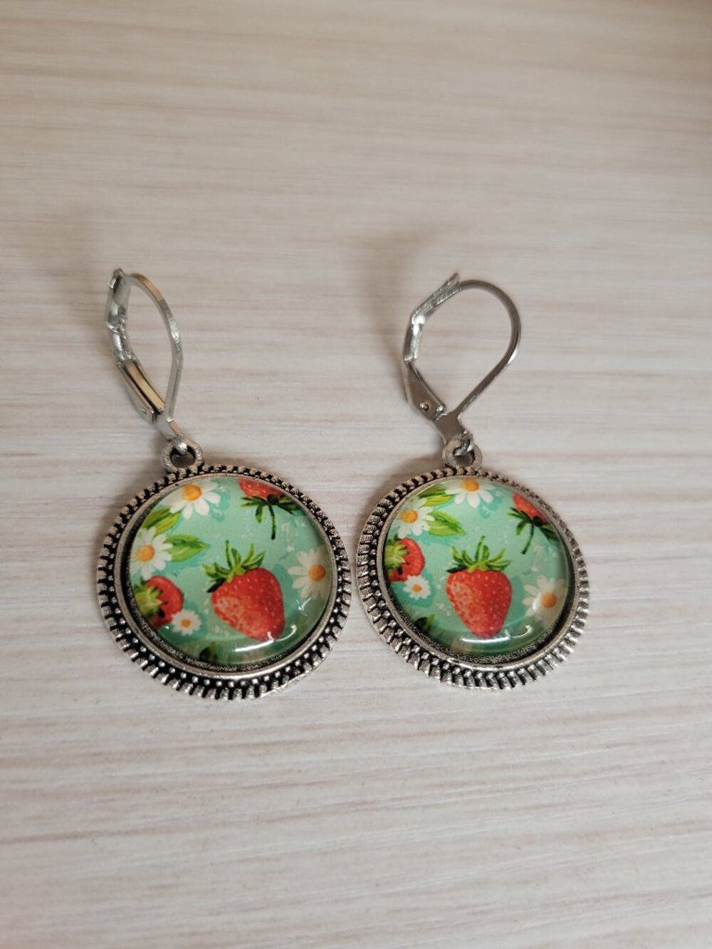Strawberry Fields Forever Dangle Earrings